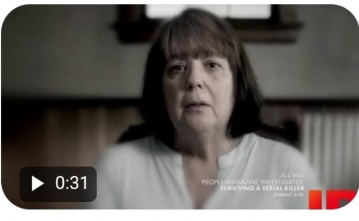 A survivor interviewed in The Katie Lee dining room for People Magazine Investigates